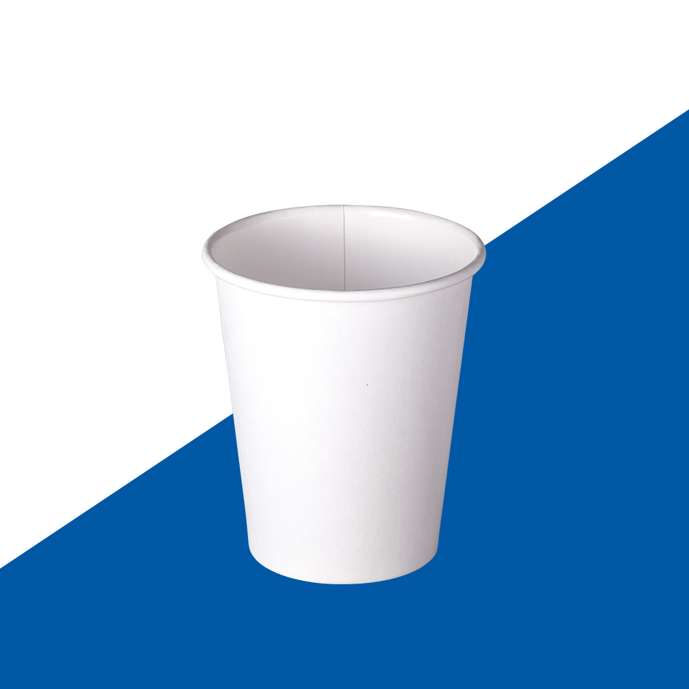 SUPER HOT SPECIAL! 80mm 8oz Plain White Single Wall Coffee Cups