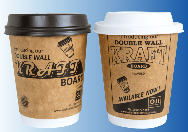 Oji Foodservice Packaging - EZHold (Double Wall) Kraft Cups
