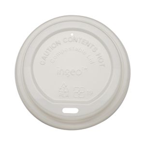 White - 90mm - Dome PLA Lid