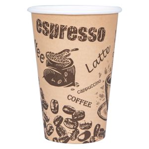 Vending Cup - 73mm 8oz - Single Wall Hot Cup