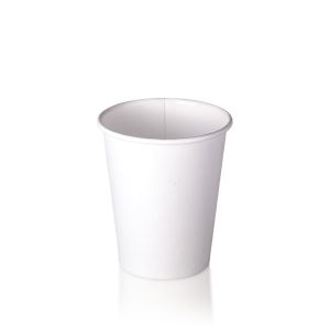 8oz Single Wall Hot Cup - White