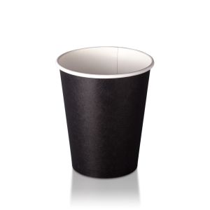 12oz Single Wall Hot Cup - Black