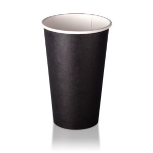 16oz Single Wall Hot Cup - Black