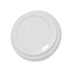62mm Dome Lid - White
