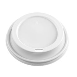 78mm Dome Lid - White