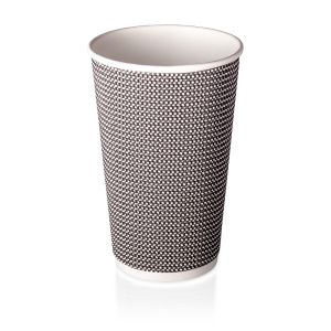 B&W Check S4 - 90mm 16oz - Double Wall Hot Cup