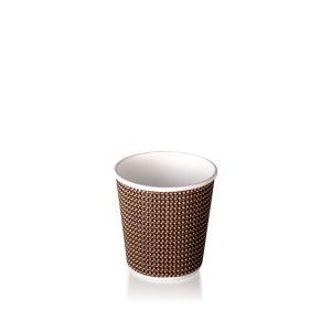 Brown Check S1 - 62mm 4oz - Double Wall Hot Cup