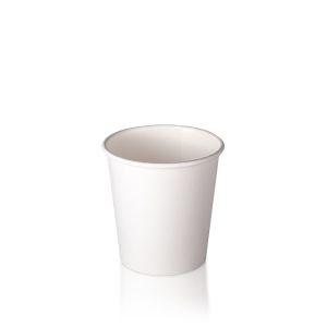 White S2 - 80mm 6oz - Single Wall Hot Cup